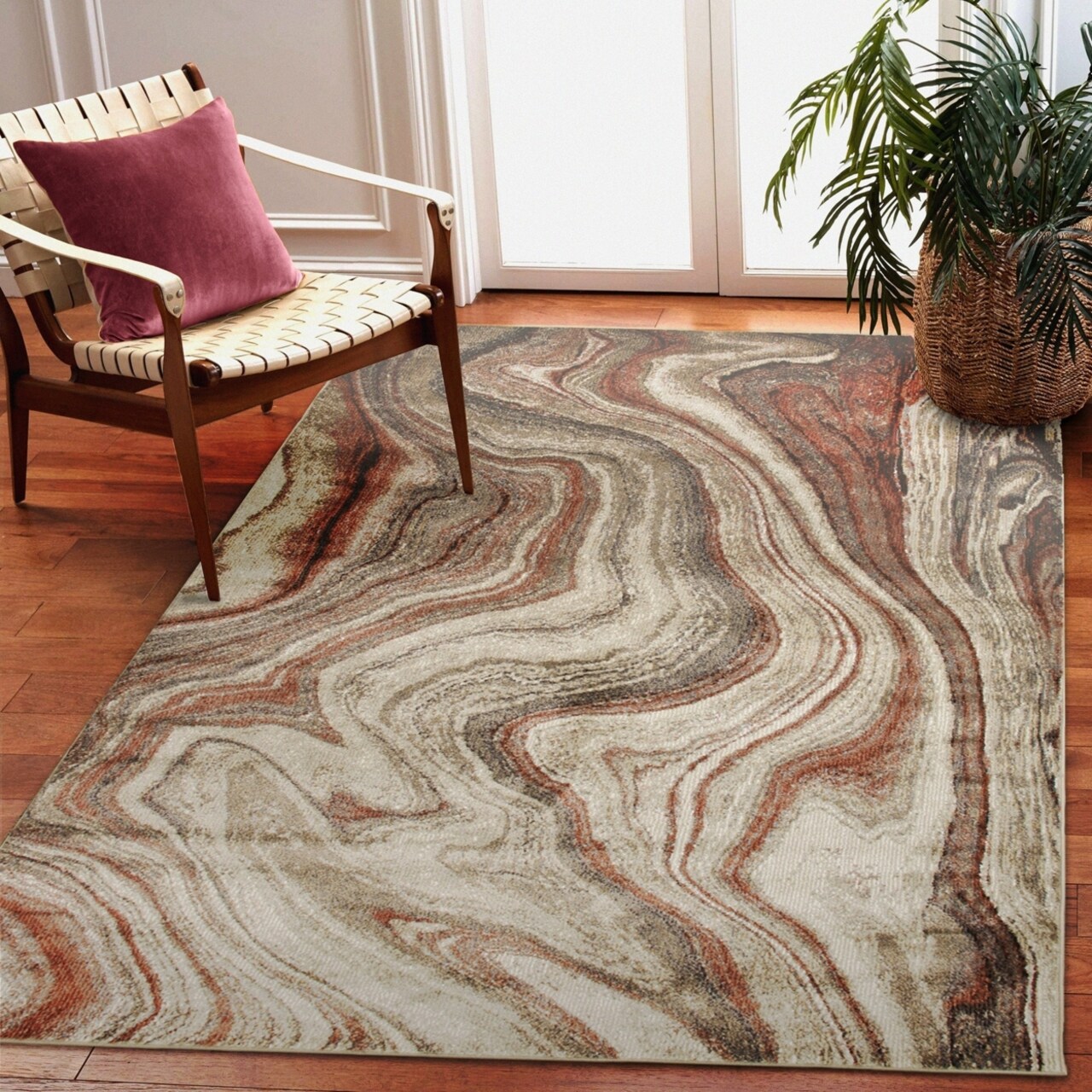 The Rug Department Liora Manne Ariana Marble Indoor Area Rug Warm